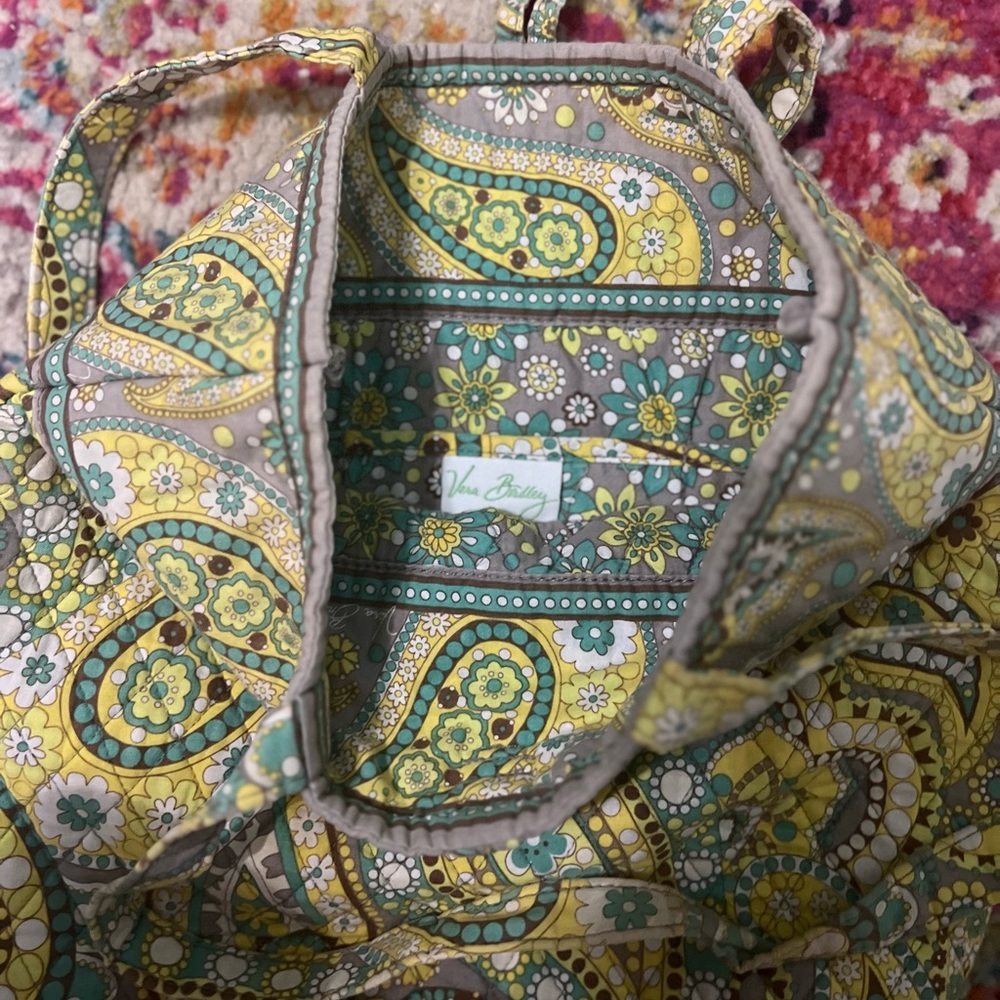 *AUTHENTIC* Vera Bradley Tote Bag *Lemon Parfait*